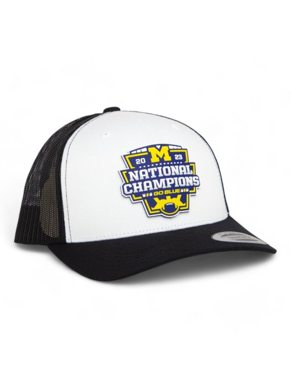 Michigan Wolverines 2023 College Football National Champions 3D YP Trucker Hat